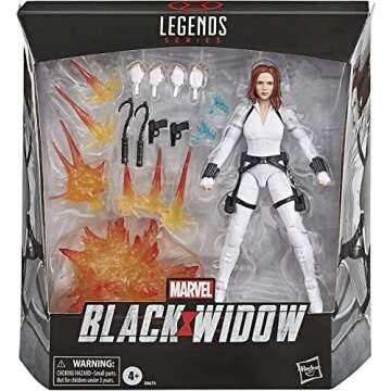 Buy Marvel Black Widow Action Figure - 12 Accessories