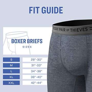 Pair of Thieves Soft Cotton Boxer Briefs (4 Pack)