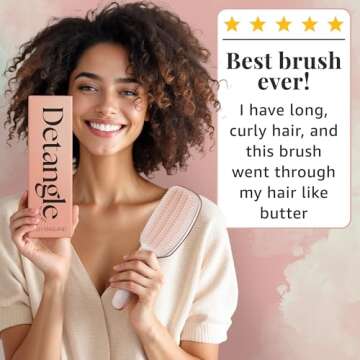 Lily England Detangling & Styling Brush for Curly Hair