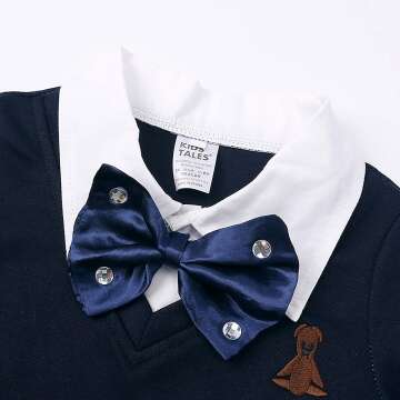 Toddler Boys Bow Tie Outfit