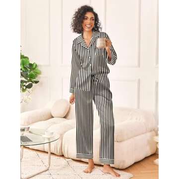 Silk Satin Pajama Sets - Women's 2 Piece Lounge Wear