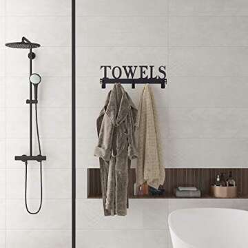 Over The Door Hooks for Towels: Space Saving Solution