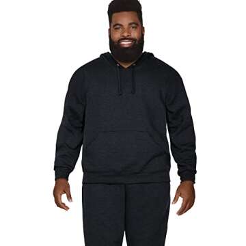 Fruit of the Loom Men's Fleece Sweatshirts - Black