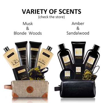 YARD HOUSE Male Spa Gift Set - Sandalwood Amber