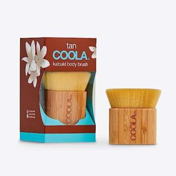 COOLA Sunless Self Tanner Kabuki Body Brush, Self Tan Applicator for Organic Sunless Tanning Lotion