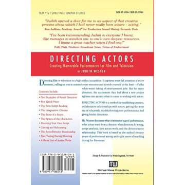 Directing Actors: Creating Memorable Performances for Film & Television