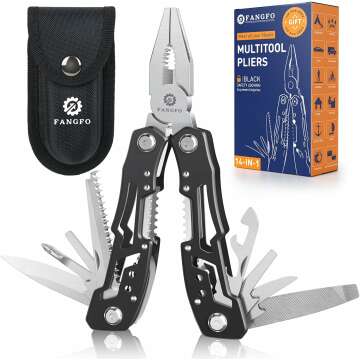 Ultimate 14-In-1 Stainless Steel Multitool for Outdoor Adventures