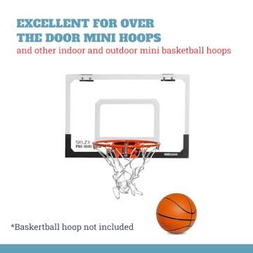 Botabee 5-Inch Mini Basketball Balls Set of 3 - Ideally Sized for Boys, Toddlers, and Mini Hoop Enthusiasts - Versatile for Indoor or Outdoor Play - Exciting Toy for Endless Games - Orange and Black