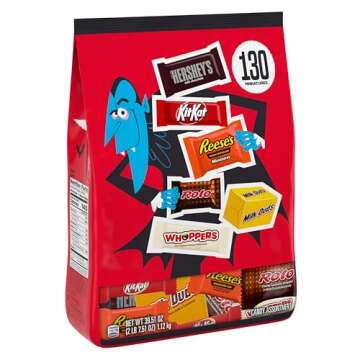 Delicious Hershey Miniatures Assorted Flavors - Perfect Halloween Treats!