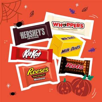 Hershey Miniatures Halloween Candy Bag 130 Pieces