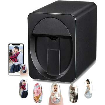 Smart Portable Nail Art Printer - Automatic Machine for Home Use