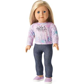 American Girl Truly Me 18-inch Doll 27 & School Day to Soccer Play Playset with Supplies, Uniform, and Ball, For Ages 6+