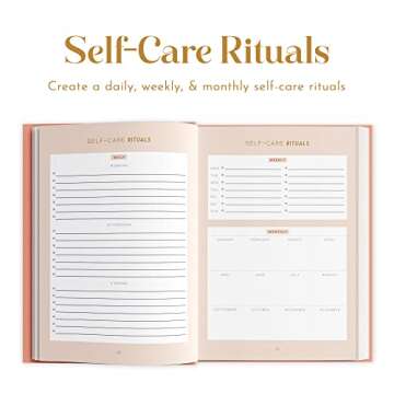 Self Care Planner by epic self - Undated Wellness Planner, 48 Weeks - Self-Love, and Habit Tracker for Women - Prioritize Your Well-being in 2024 - Daily & Weekly Reflection Pages