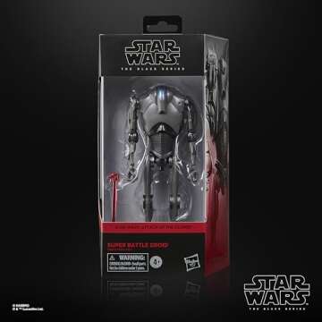 STAR WARS The Black Series Super Battle Droid, Attack of The Clones Collectible 6 Inch Action Figure