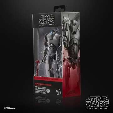 STAR WARS The Black Series Super Battle Droid, Attack of The Clones Collectible 6 Inch Action Figure