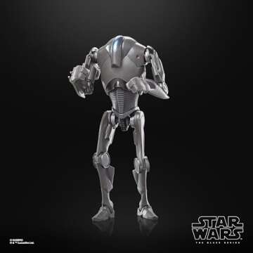 STAR WARS The Black Series Super Battle Droid, Attack of The Clones Collectible 6 Inch Action Figure