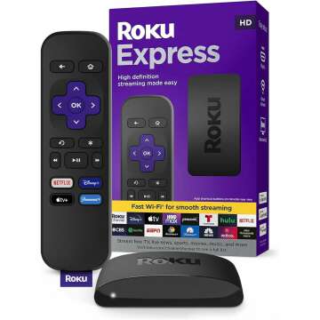 Roku Express HD Streaming Device & Remote