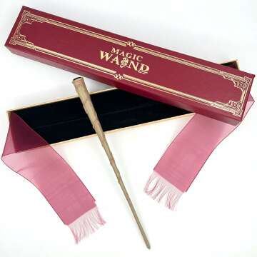 Light Up Magic Wizard Wands for Kids - Perfect for Parties & Cosplay