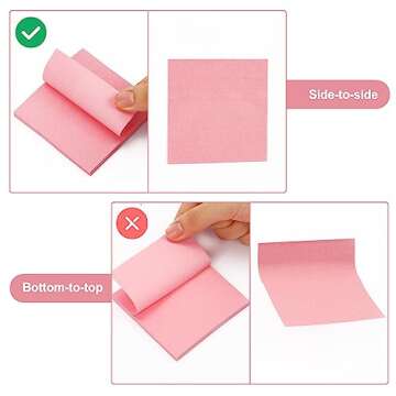 EOOUT Sticky Notes 3x3 Inches, 12 Pads, Fresh Colors Self-Stick Post for School Supplies, Strong Adhesive, Lavender Bliss, 720 Sheets