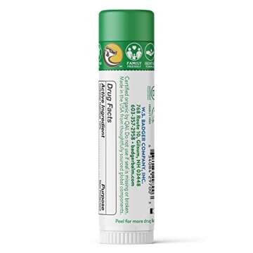 Badger Mosquito Bite Itch Relief, Organic Afterbite Insect Bite Treatment, Anti Itch Cream, Bug Bite Relief, Easy to Carry Travel Stick, 0.6 oz