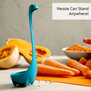 OTOTO The Original Nessie Ladle - Soup Ladle, Cute Gifts, Funny Kitchen Gadgets, Loch Ness design, Cooking Gifts for Mom - Cute and Practical Kitchen Utensils - Unique Gifts for Women