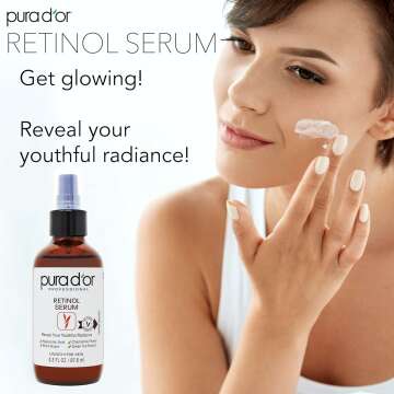 PURA D'OR Retinol Serum - Anti-Aging Radiance Formula