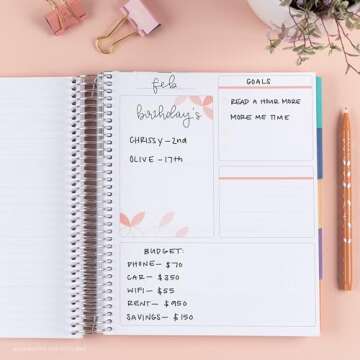 Erin Condren Undated LifePlanner - Bold Blooms Planner