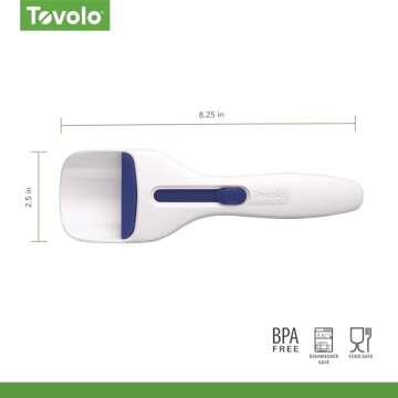 Tovolo Cupcake Scoop Batter Dispenser - Easy to Use Baking Scoop for Muffins, Cupcakes, Cookie Dough & Pancakes - Unique Baking Supplies, Gadgets & Appliances for Kitchen- BPA Free & Dishwasher Safe