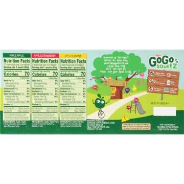 GoGo squeeZ Fruit on the Go Variety Pack - 20 Pouches