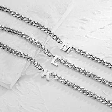 DuoDiner Letter K Necklace for Boys – Stylish Pendant