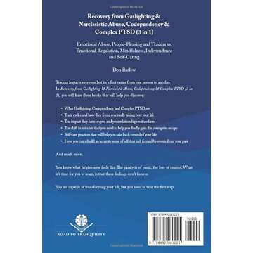 Recovery from Gaslighting & Narcissistic Abuse, Codependency & Complex PTSD (3 in 1): Emotional Abuse, People-Pleasing and Trauma vs. Emotional Regulation, Mindfulness, Independence and Self-Caring