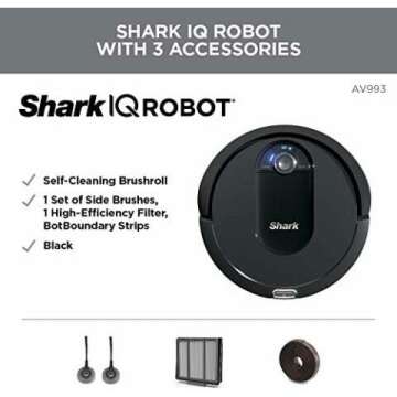 Shark AV993 IQ Robot Vacuum for Pet Hair Cleanup