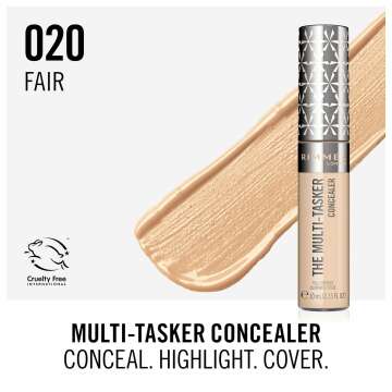 Rimmel London Multi-Tasker Concealer, 020 Fair 0.33oz