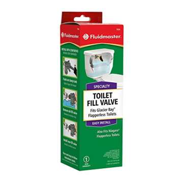 Fluidmaster 703AP4 Specialty Toilet Fill Valve for Glacier Bay and Niagara Conservation Flapperless Toilets