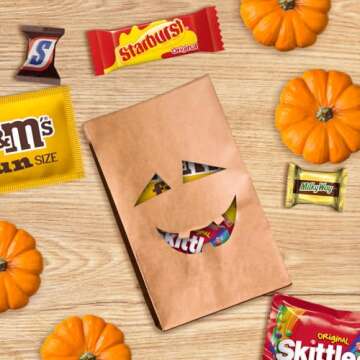 M&M'S, SNICKERS & More Fun Size Halloween Candy Variety Pack, 195 Ct Bulk Bag