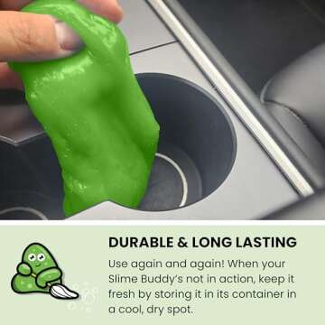 Apple Scented Slime Buddies Cleaning Gel for Detail