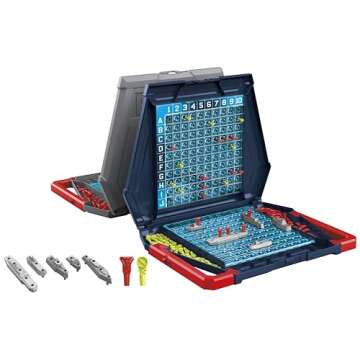 Battleship Classic Board Game, Strategy Game for Kids Ages 7 and Up, Fun for 2 Players