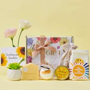 Thoughtful Birthday Gifts for Women - Sunshine Gift Baskets