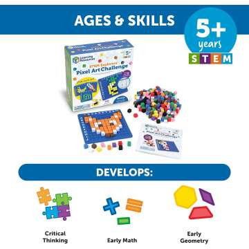 STEM Explorers Pixel Art Kit for Creative Kids