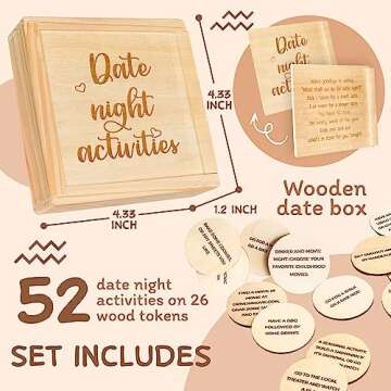 STOFINITY 52 Couples Games Date Night Gifts - Fun Date Ideas Married Couple Gifts for Him Her, Anniversary Wedding Gifts for Couples 2025, Date Night Games Activities, Boyfriend Valentines Day Gifts