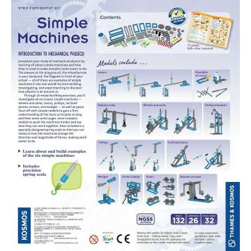 Simple Machines Science Kit for Kids - Explore Physics