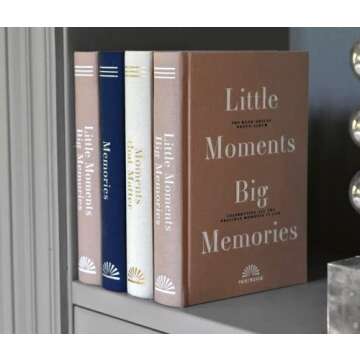 Printworks | Photo Album Scrapbook | Little Moments Big Memories Photo Album Book | Coffee Table Decor | Small Photo Albums | Photo Book & Photo Scrapbook | Scrap Books For Adults | Photo Book Album