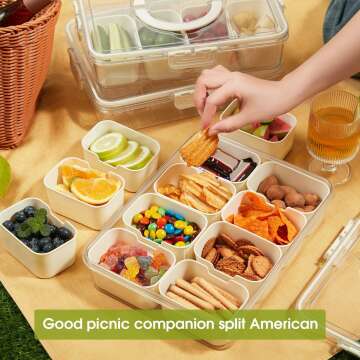 Snackle Box for Portable Candy, Fruit & Treats