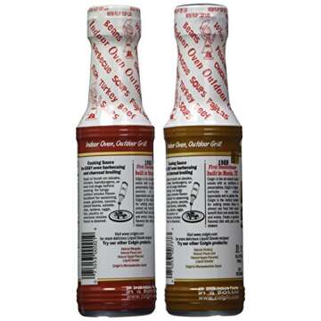 Bundle - 2 Items: Colgin Gourmet Liquid Smoke - Natural Mesquite and Natural Hickory Flavors (4 oz each)