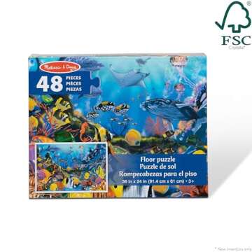 Melissa & Doug Ocean Floor Puzzle 48 pcs