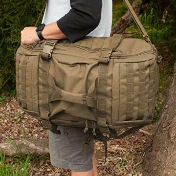 World Famous Sports 45 L Tactical Duffel Bag