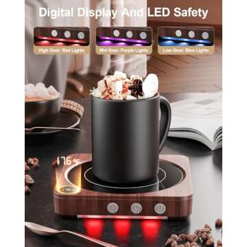 House Gem 36W Mug Warmer with Temperature Display