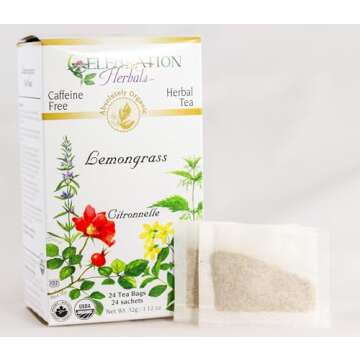 CELEBRATION HERBALS Lemongrass Tea Organic 24 Bag, 32Gm