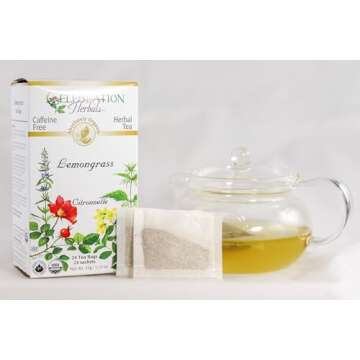 CELEBRATION HERBALS Lemongrass Tea Organic 24 Bag, 32Gm