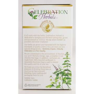 CELEBRATION HERBALS Lemongrass Tea Organic 24 Bag, 32Gm